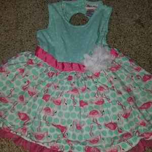 24 months flamingo dress